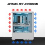 Ant Esports X2 LCD White ARGB ATX Mid Tower Case - Image 12