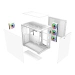 Dawg X 617 ARGB White ATX Mid Tower Case - Image 2