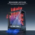 Dawg Y 990 ARGB E-ATX Mid Tower Case with Pre-installed 360mm AIO Cooler - Image 6