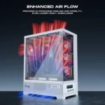 Dawg Y 990 ARGB E-ATX Mid Tower White Case with Pre-installed 360mm AIO Cooler - Image 6