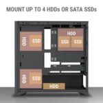 Ant Esports Zen Wood C3 ATX Mid Tower Case - Image 9