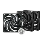 Arctic P12 Slim PWM PST Triple Pack 120mm Cabinet Fan