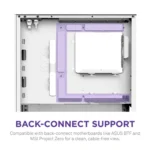 NZXT H3 Flow White M-ATX Mini Tower Case 2025 Edition - Image 7