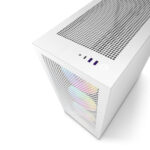 Nzxt H7 Flow RGB White ATX Mid Tower Case - Image 4