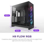 Nzxt H9 Flow RGB 2025 Edition E-ATX Mid Tower Case - Image 2