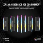 Corsair Vengeance RGB 32GB (16GBx2) 7200MHz CL34 DDR5 RAM - Image 2