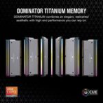 Corsair Dominator Titanium RGB Grey 32GB (16GBx2) 6000MHz CL30 DDR5 RAM - Image 2