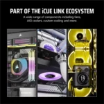 Corsair iCUE Link LX140-R RGB Expansion Single Pack Cabinet Fan - Image 2