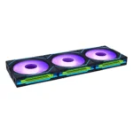 Lian Li UNI Fan SL-INF Wireless RGB 120mm Reverse Blade Cabinet Fan, Triple Pack