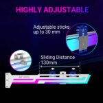 Ant Esports GCB90 ARGB Graphics Card Holder (White) - Image 11