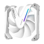 Alseye Warrior W12 White – 120mm ARGB Cabinet Fan with PWM Controller (Single Pack) - Image 2